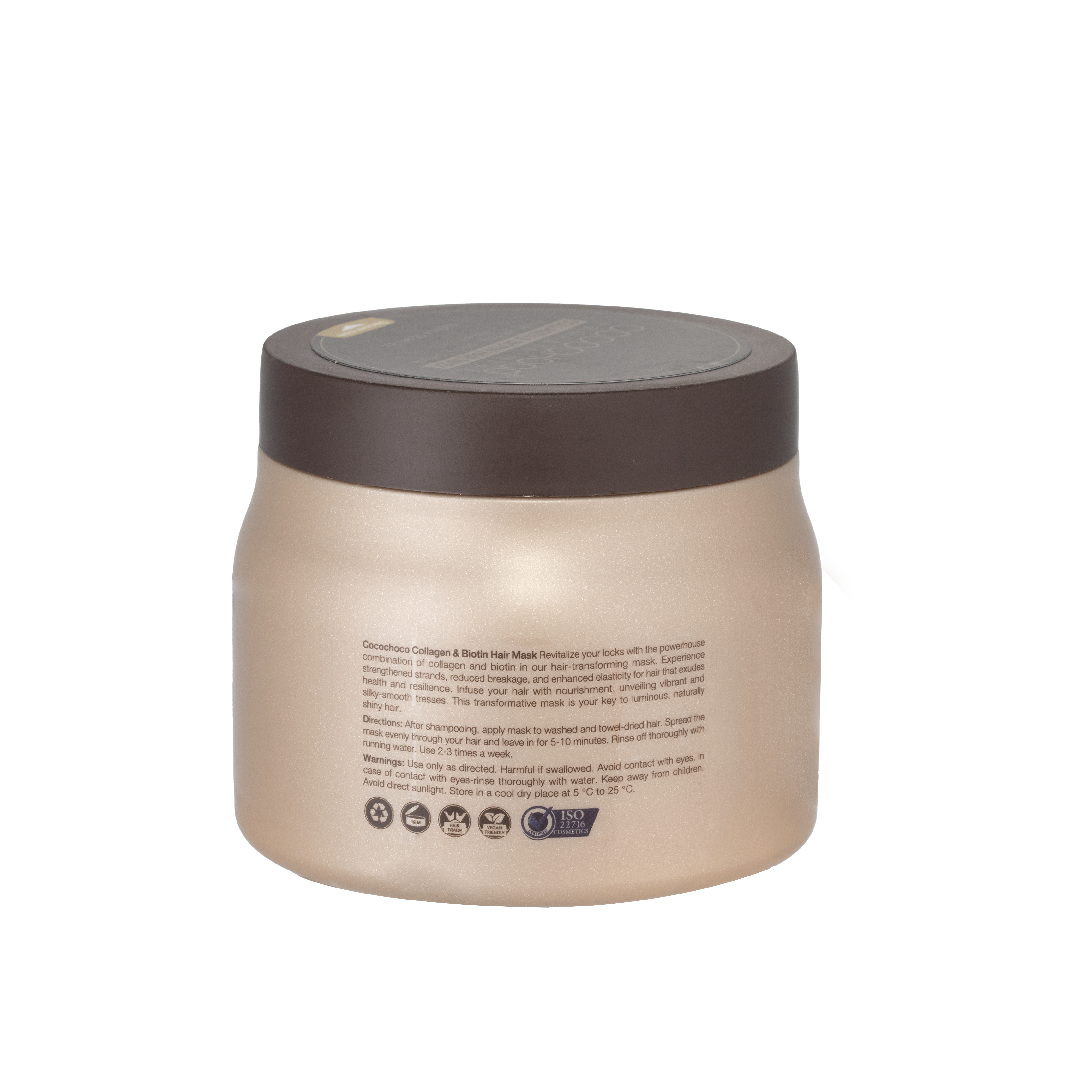 Haarmaske mit Kollagen und Biotin, 500 ml