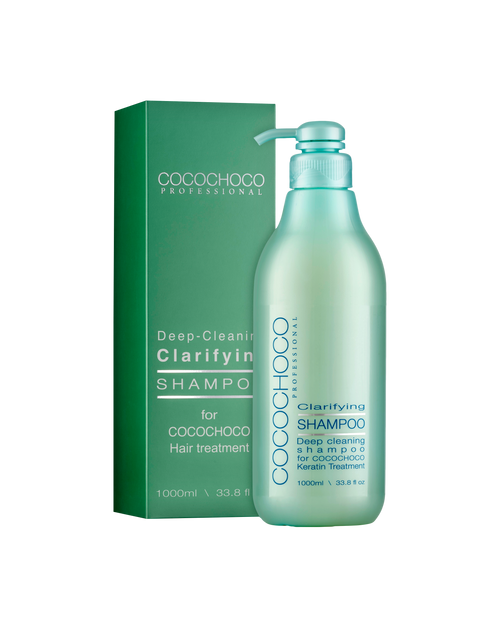 Cocochoco Clarifying shampoo 1000 ml salonformaat – stap 1 keratinebehandeling