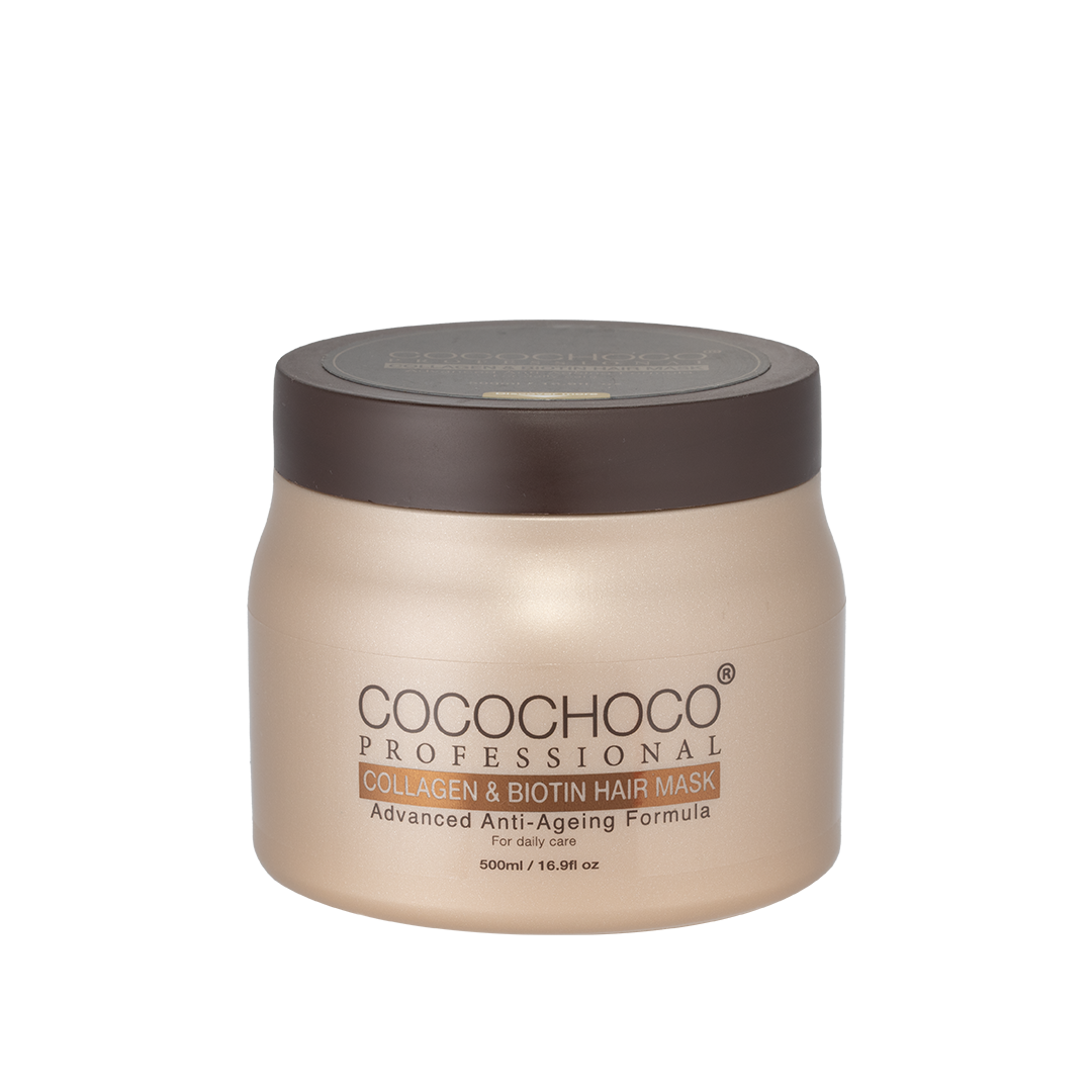 Haarmaske mit Kollagen und Biotin, 500 ml