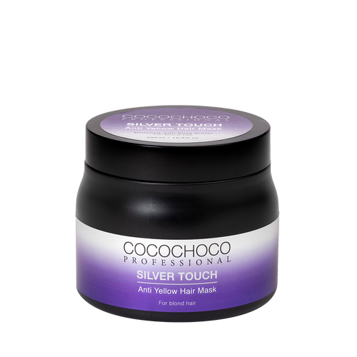 Cocochoco Silver Touch anti-geel haarmasker 500 ml voor zilverglans