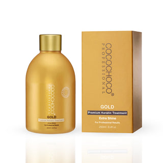 Cocochoco Gold Brazilian Keratin 250ml – Premium Keratine Behandeling met 24 karaats goud