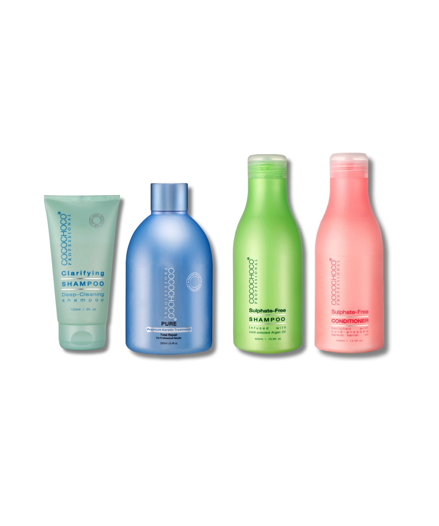 Pure brazilian keratin 250ml + Clarifying Shampoo 150ml + After care Kit 400ml