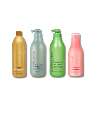 Cocochoco Gold Keratin Salon Set 1000ml – Salonset keratine behandeling met 24 karaats goud